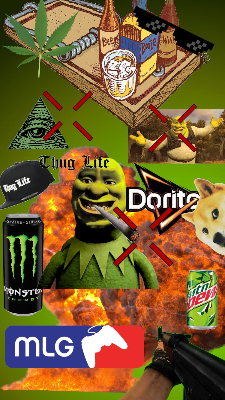 13 Shkermit MLG Thug Life WallPaper Modile.png